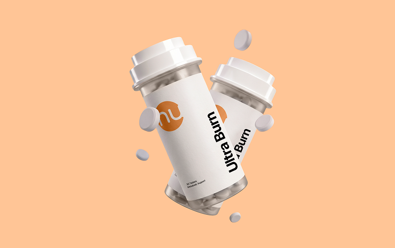 Ultra Burn sublingual tablet bottles