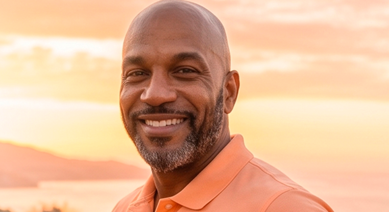 Man considering provider-guided NAD+ care