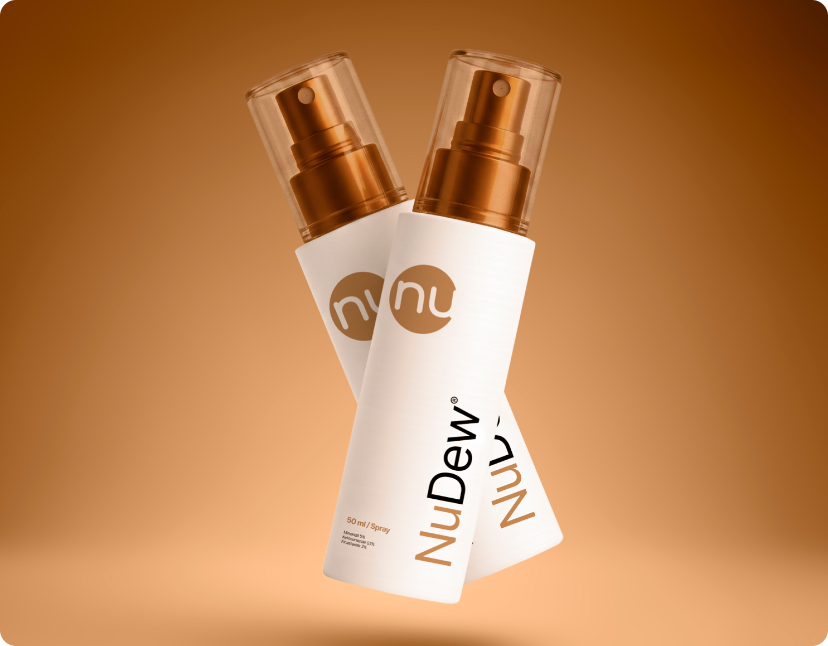 NuDew compounded topical spray and packaging