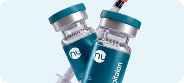 Epitalon injection vials and syringe