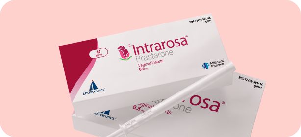 Intrarosa vaginal insert treatment