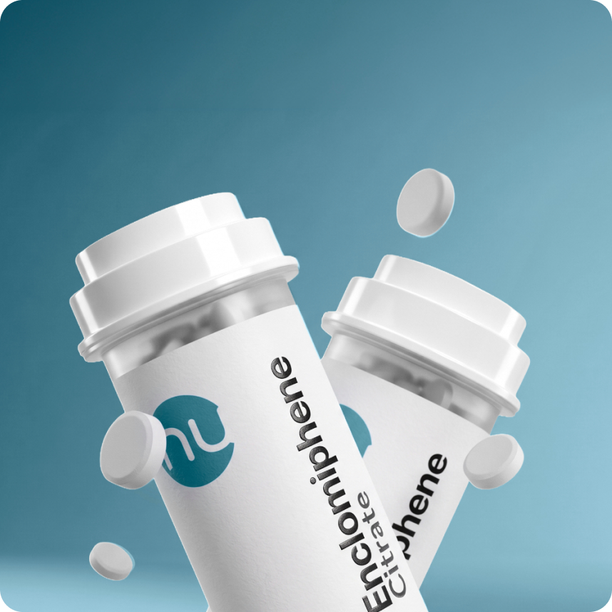 Enclomiphene rapid-dissolve tablet card