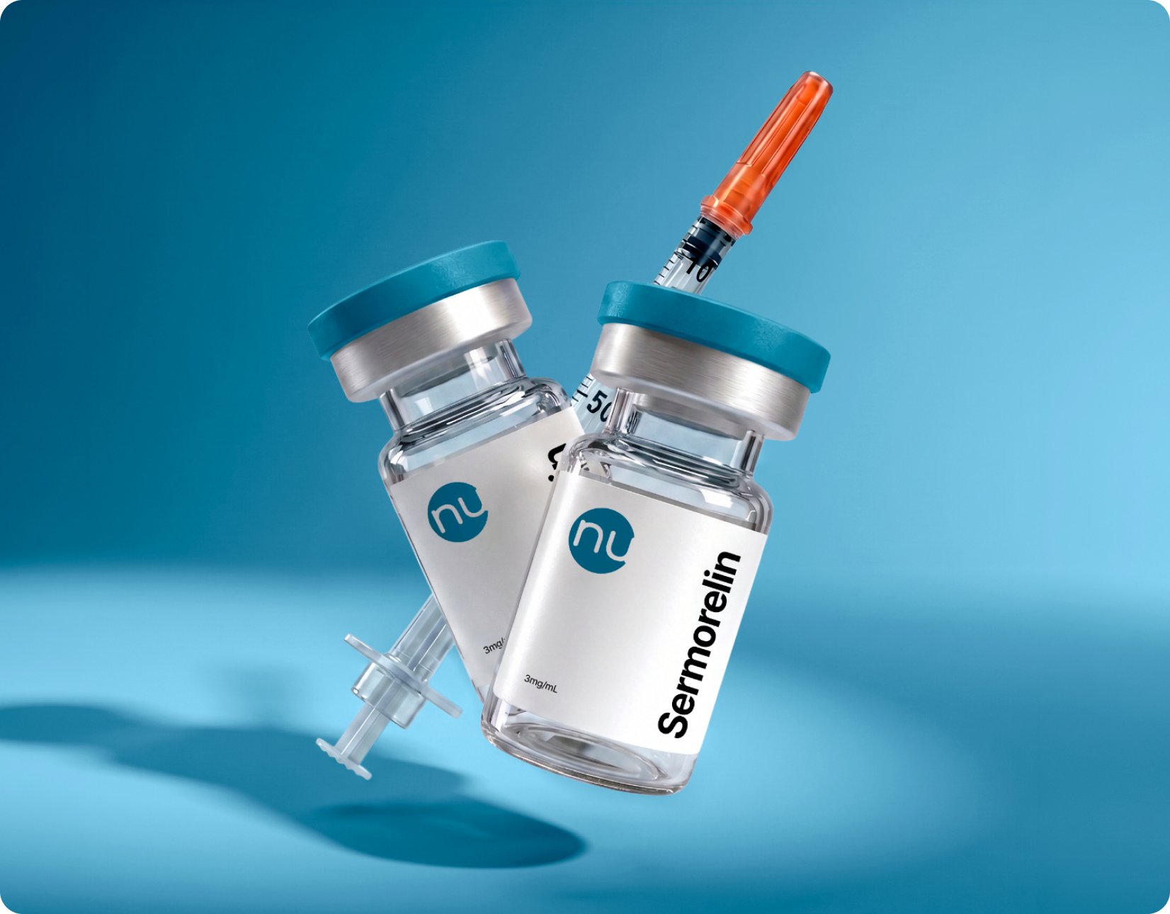 Sermorelin injection vials