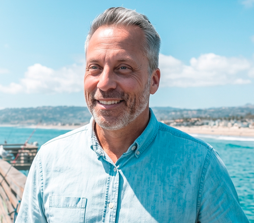 Man representing private provider-guided Sildenafil and Tadalafil treatment