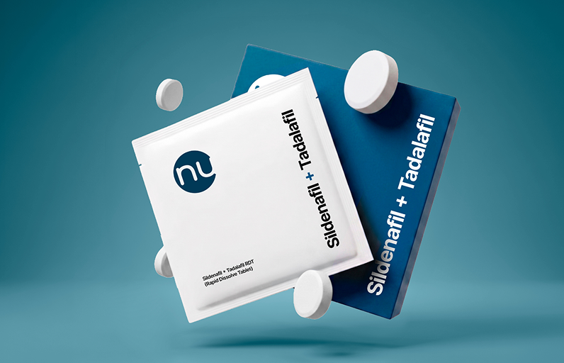 Sildenafil and Tadalafil rapid-dissolve tablets
