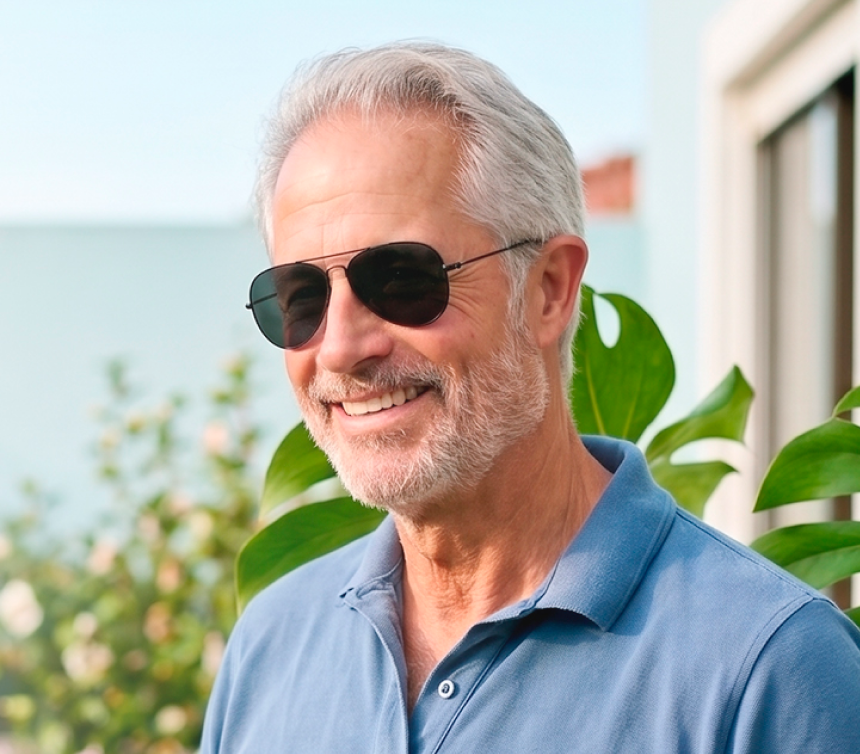 Man representing private provider-guided Sildenafil treatment